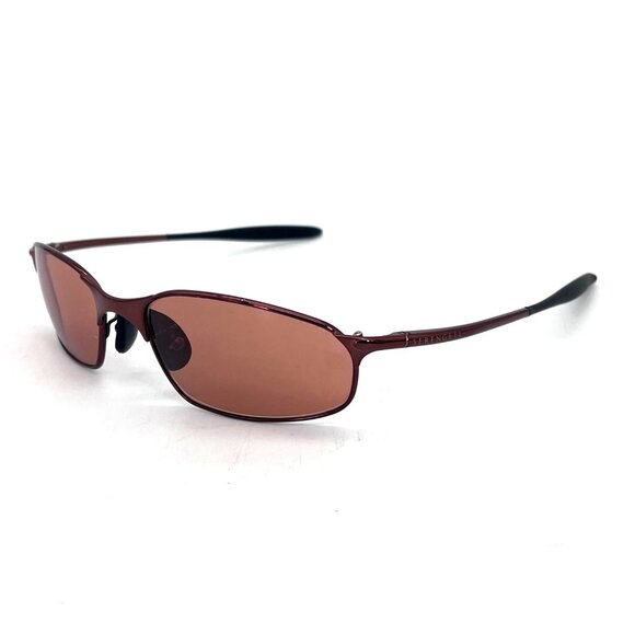 Serengeti Vedi Polarized Copper Metal Sunglasses For UV Protection Made In Italy - Picture 4 of 16